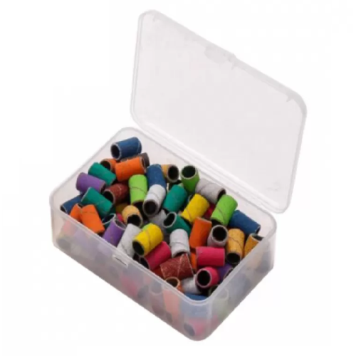 Ανταλλακτικά Γυαλόχαρτα-Τροχολιθάκια Χρωματιστά #80 100 τεμάχια