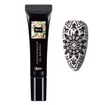 Stamping Nail Art Gel Νυχιών Μαύρο 8ml