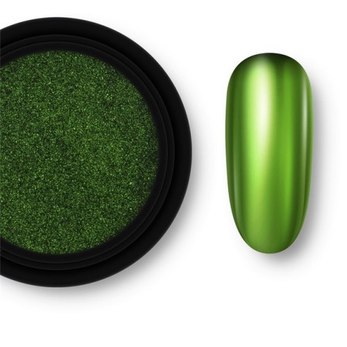 Σκόνη Νυχιών Mirror Effect Powder Καθρέφτης Green Powder