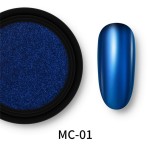 Σκόνη Νυχιών Mirror Effect Powder Καθρέφτης Dark Blue