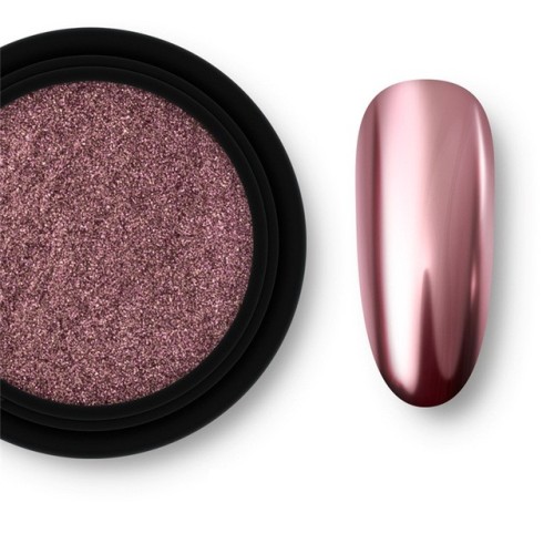 Σκόνη Νυχιών Mirror Effect Powder Καθρέφτης Rose Gold