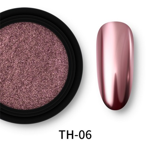 Σκόνη Νυχιών Mirror Effect Powder Καθρέφτης Light Pink
