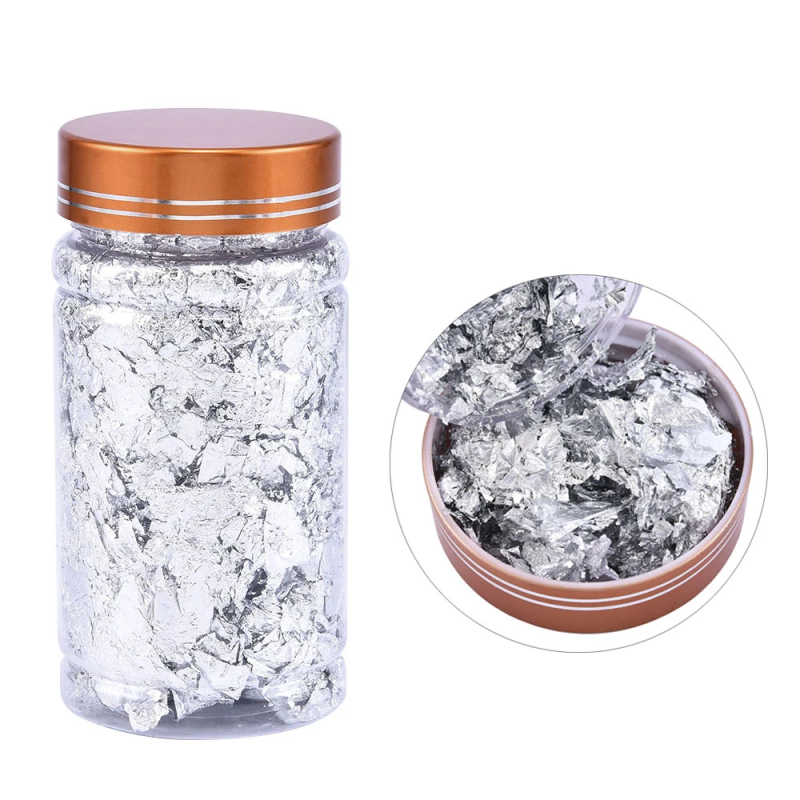 Αλουμινόφυλλα Foil για Νύχια Silver