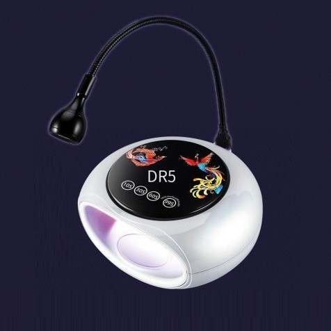 Φουρνάκι Νυχιών και Mini Led UV Lamp για Soft Gel Tips Λευκό