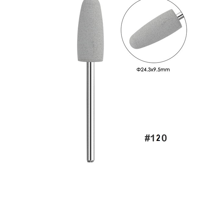 Φρέζα Buffer Σιλικόνης Γκρι 120 Grit