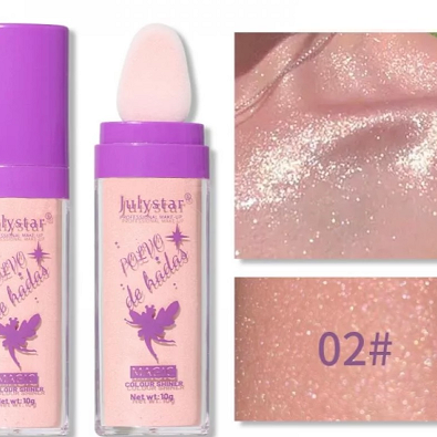 Face & Body Glitter Highlighter Powder Ροζ