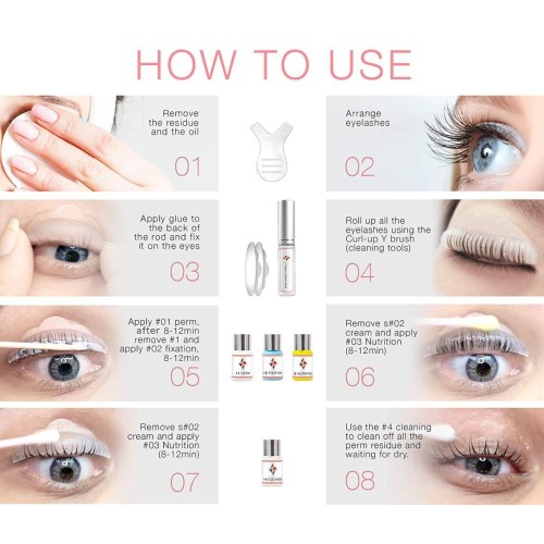Σετ Περιποίησης Βλεφαρίδων Lash Lift Kit ICONSIGN