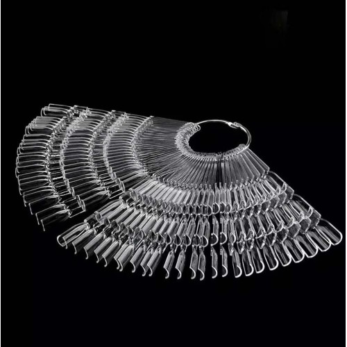 Νυχιέρα Τριπλή Μπρελόκ Clear 50 τεμαχίων