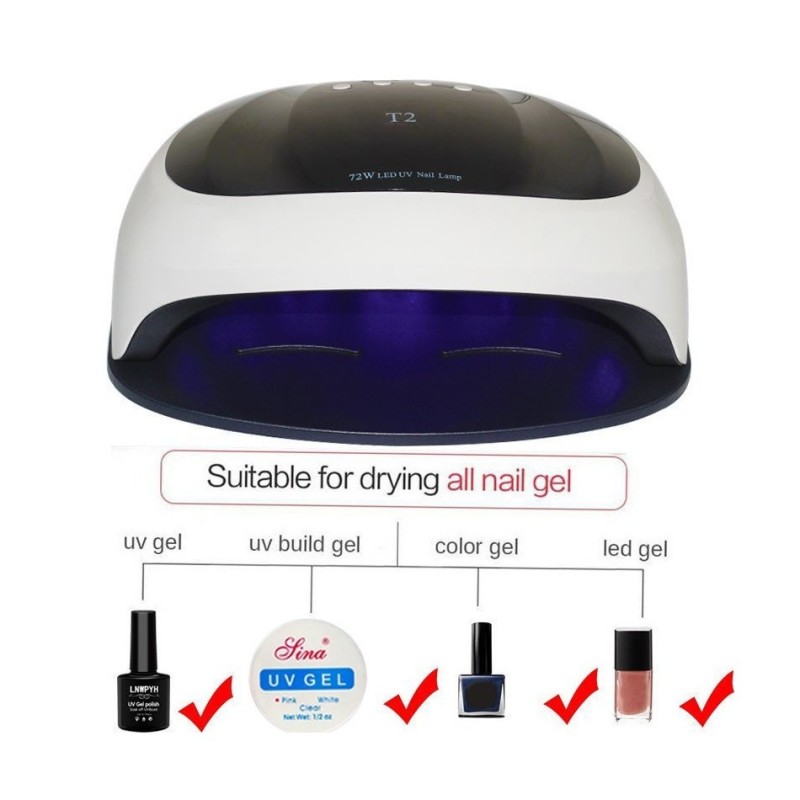 Επαγγελματικό Φουρνάκι Smart 2.0 T2 UV/LED για Τζελ & Ημιμόνιμο 72W