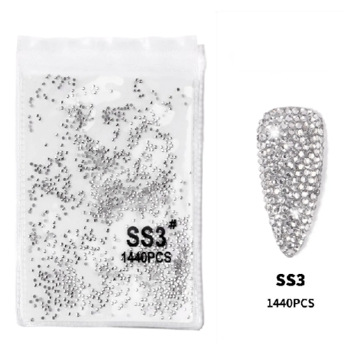 Στρας Νυχιών Crystal Lized SS3 1,5mm 1440pcs