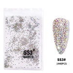 Στρας Νυχιών Crystal Lized SS3 1,5mm 1440pcs Ιριδίζον