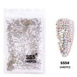 Στρας Νυχιών Nail Crystal Lized SS5 1,8mm 1440pcs Ιριδίζον