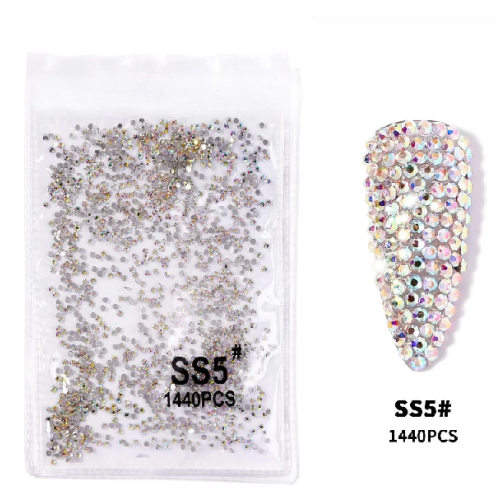 Στρας Νυχιών Nail Crystal Lized SS5 1,8mm 1440pcs Ιριδίζον