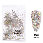 Στρας Νυχιών Nail Crystal Lized SS6 2mm 1440pcs Ιριδίζον