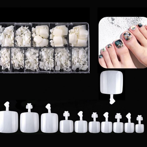 Tips Νυχιών Ποδιού 500 τεμάχια