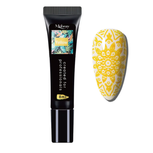 Stamping Nail Art Gel Κίτρινο 8ml