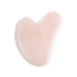 Πέτρα Ροζ Χαλαζία για Μασάζ Προσώπου Massage Stone Gua Sha Rose Quartz