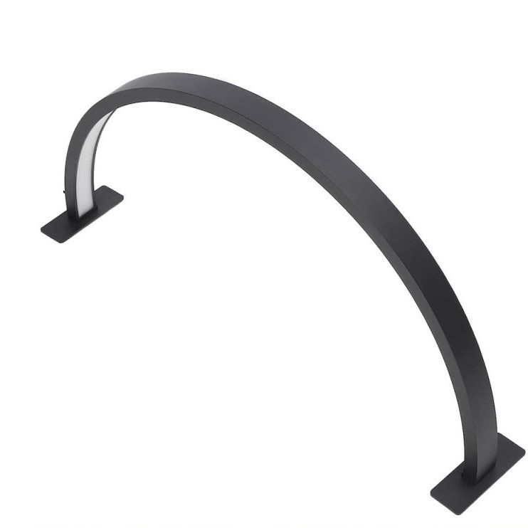 Led φωτιστικό manicure Half Moon με ρύθμιση έντασης 75cm Μαύρο