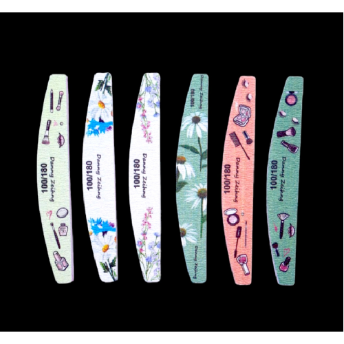 Λίμες Νυχιών 100/180 Με Σχέδια - 12τμχ