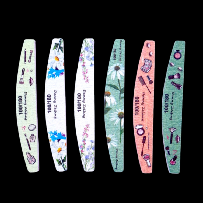 Λίμες Νυχιών 100/180 Με Σχέδια - 12τμχ