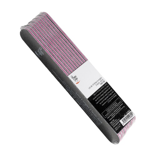 Peggy Sage Λίμα Νυχιών Μαύρη 100/100 - 10τμχ