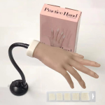 Εκπαιδευτικό ρεαλιστικό χέρι μανικιούρ με 100 tips