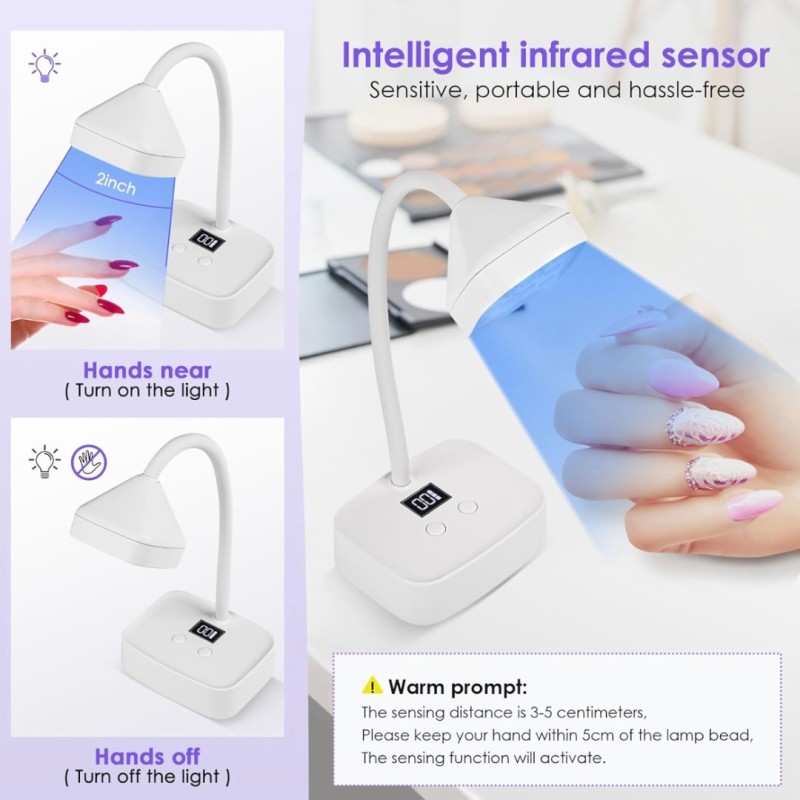 Mini Led Επαναφορτιζόμενο με Οθόνη και Αισθητήρα