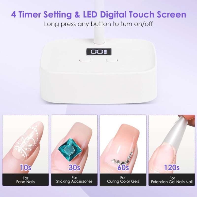 Mini Led Επαναφορτιζόμενο με Οθόνη και Αισθητήρα