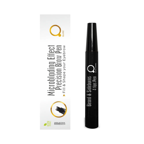Qure Microblading Effect Precision Brow Pen - Μαύρο 5g