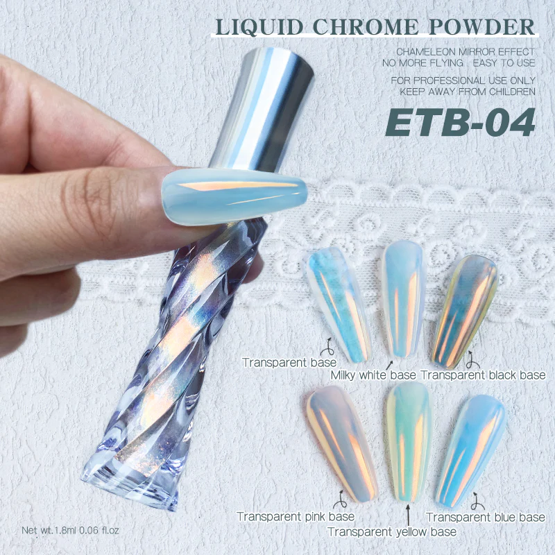Liquid Chrome Powder Mirror Effect ETB-04