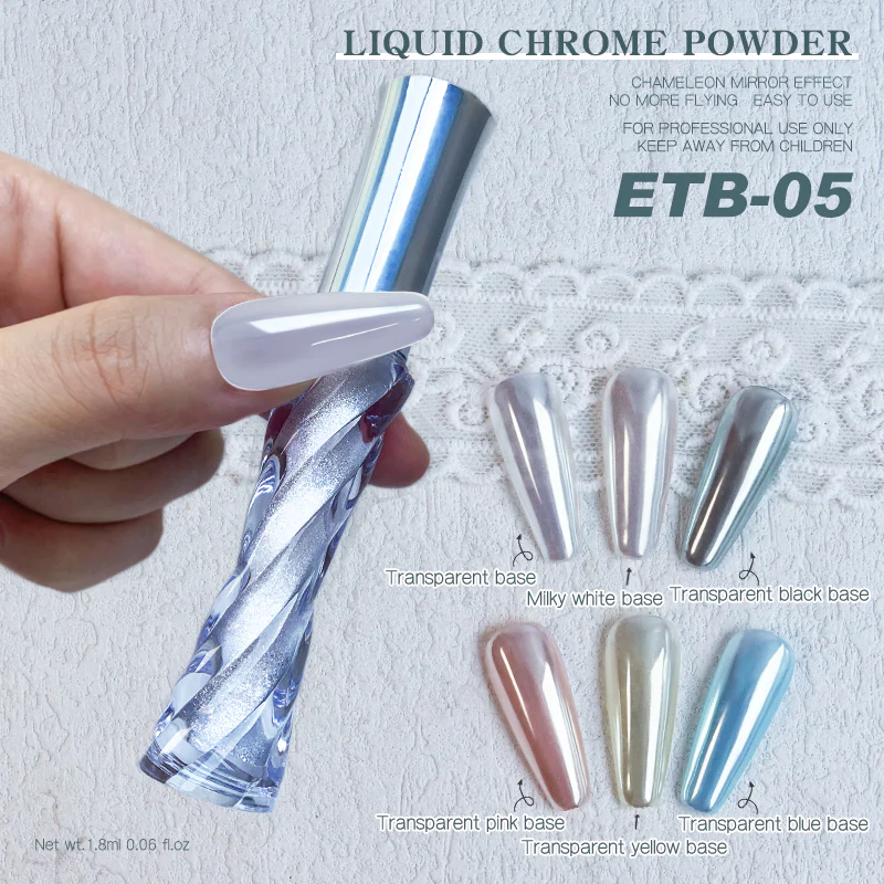 Liquid Chrome Powder Mirror Effect ETB-05