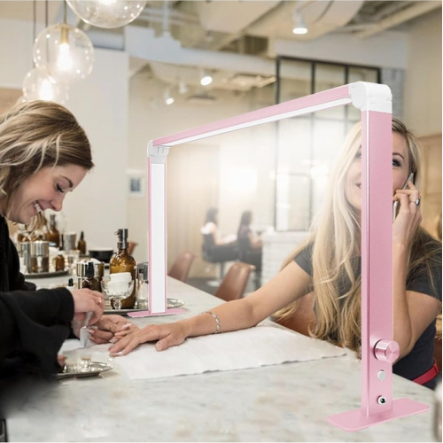 Πτυσσόμενο Led φωτιστικό με ρύθμιση έντασης και χρώματος 88cm Ροζ