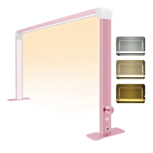 Πτυσσόμενο Led φωτιστικό με ρύθμιση έντασης και χρώματος 88cm Ροζ