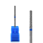 Φρέζα Καρβιδίου Ίσια Οβάλ Μπλε