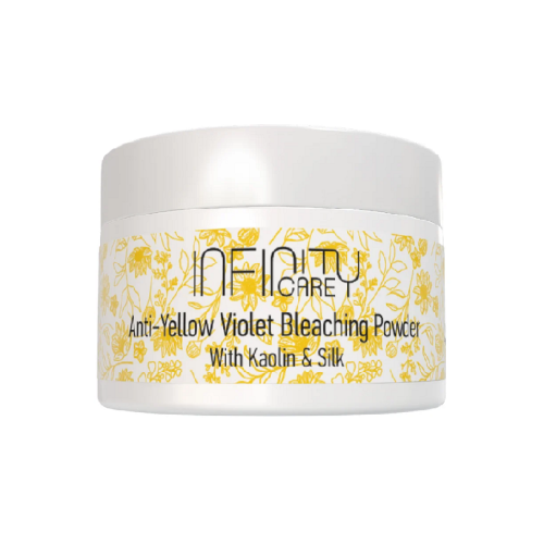 Infinity Care Πούδρα Αποχρωματισμού Anti-Yellow Violet με Kaolin & Μετάξι 50g
