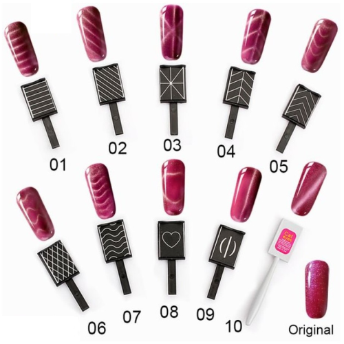 Μαγνήτης 3D Cat Eye Effect Σετ 10 Τεμάχια