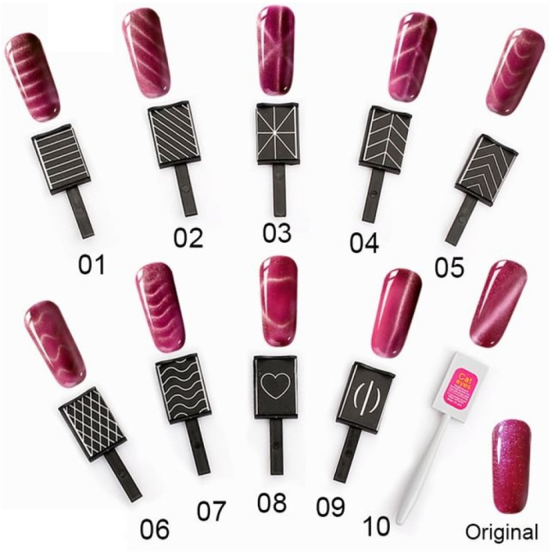 Μαγνήτης 3D Cat Eye Effect Σετ 10 Τεμάχια