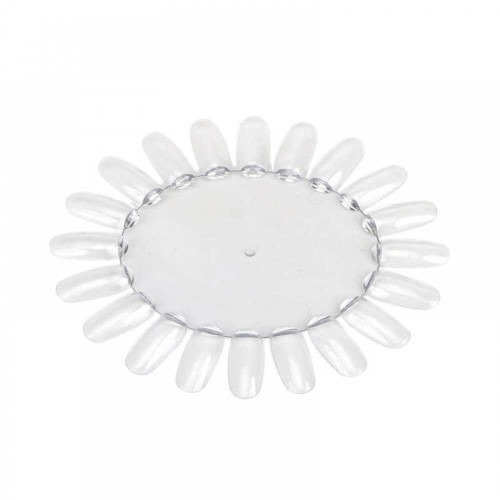 Νυχιέρα Κυκλική Πλαστική 20 θέσεων Clear