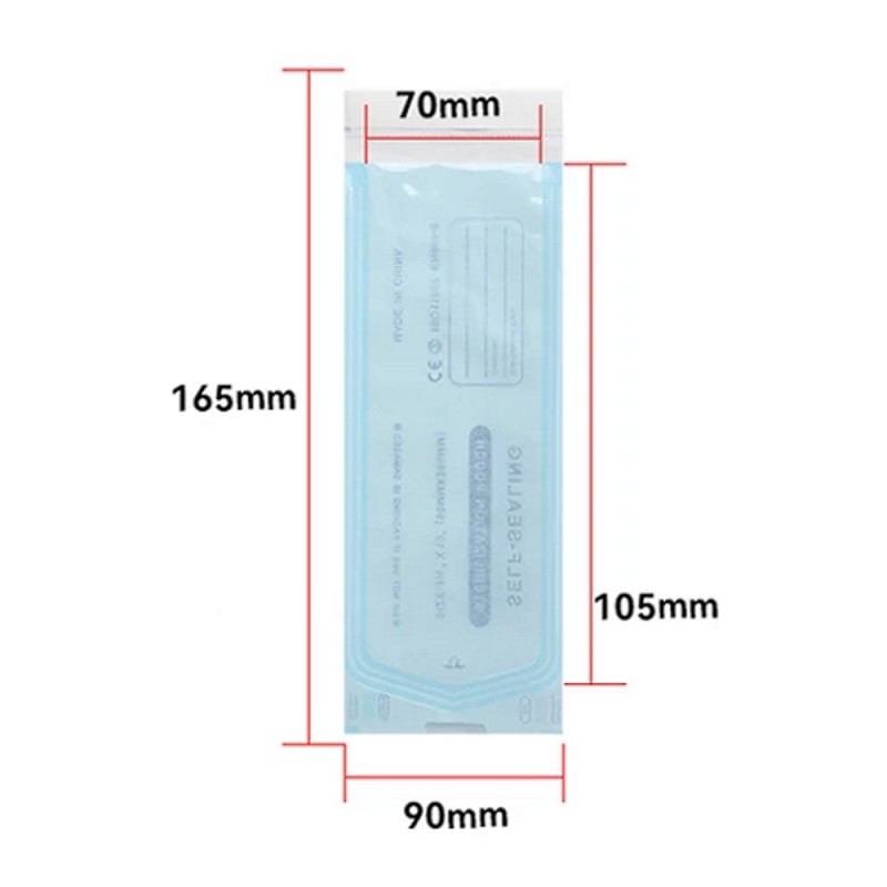 Σετ 200 Σακουλάκια Αποστείρωσης Εργαλειών 90X165MM