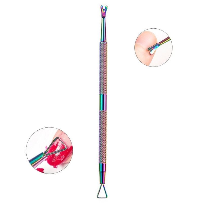 Σετ 3 Rainbow Εργαλεία Περιποίησης Νυχιών