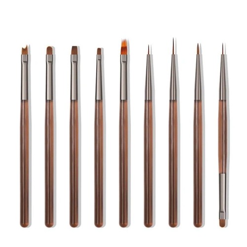 Σετ 9 Πινέλα – Nail Art Brush Liner