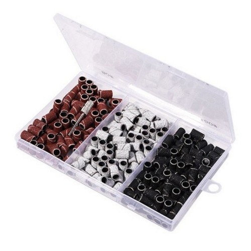 Ανταλλακτικά Γυαλόχαρτα Τροχολιθάκια Χρωματιστά σετ 210 τεμαχίων