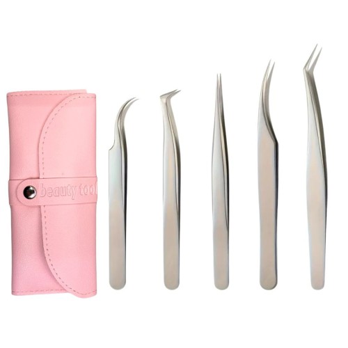 Σετ Τσιμπιδάκια Βλεφαρίδων 6 Τεμάχια Σε Θήκη