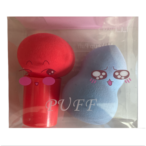 Σφουγγαράκια Μακιγιάζ Σε Θήκη Αποθήκευσης Σετ 2