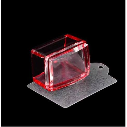 Διάφανη Σφραγίδα Μικρή Τετράγωνη