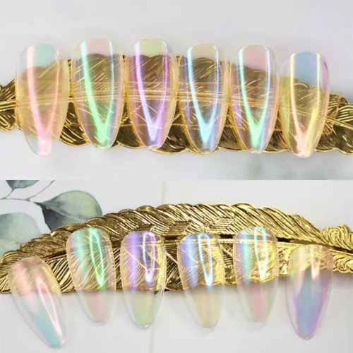 Σκόνες Νυχιών Aurora Transparent Candy Neon Colours 6 Τεμάχια T105