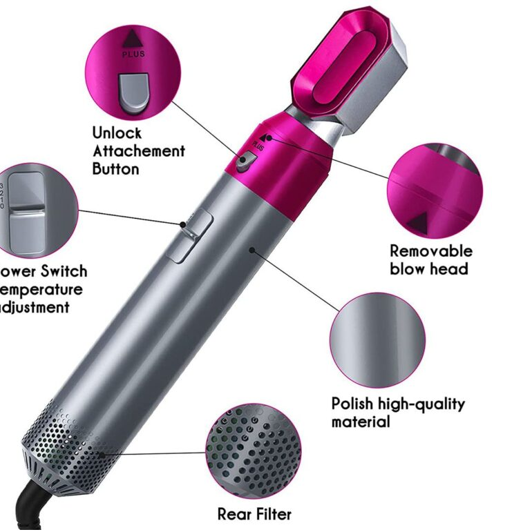 Ηλεκτρική Βούρτσα Hot Air Styler με Αέρα για Ίσιωμα και Μπούκλες