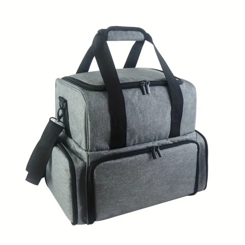 Επαγγελματικό Βαλιτσάκι Μεταφοράς Για Τεχνίτριες Νυχιών - Μεγάλο Γκρι