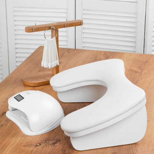 Μαξιλάρι Σκαμπό Για Μανικιούρ-Πεντικιούρ Άσπρο