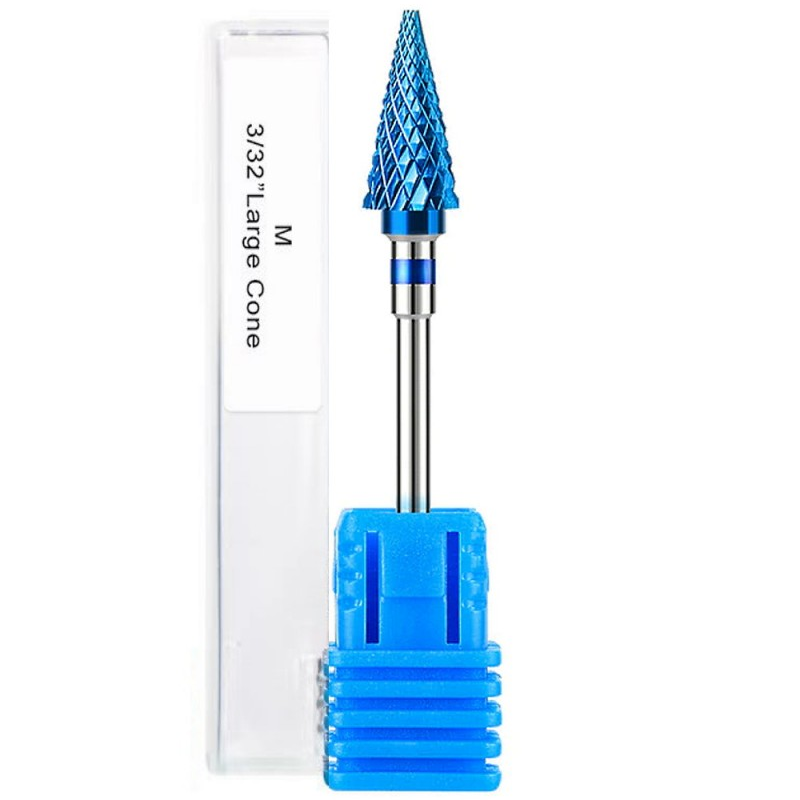 Φρέζα Καρβιδίου Large Cone Blue Μεσαίο Δόντι